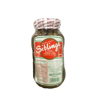 Siblings Salted Ziganid Fish Padas, 340g .